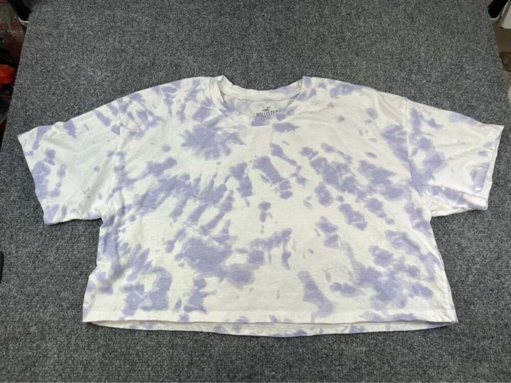 Tie dye Hollister crop top size medium F04